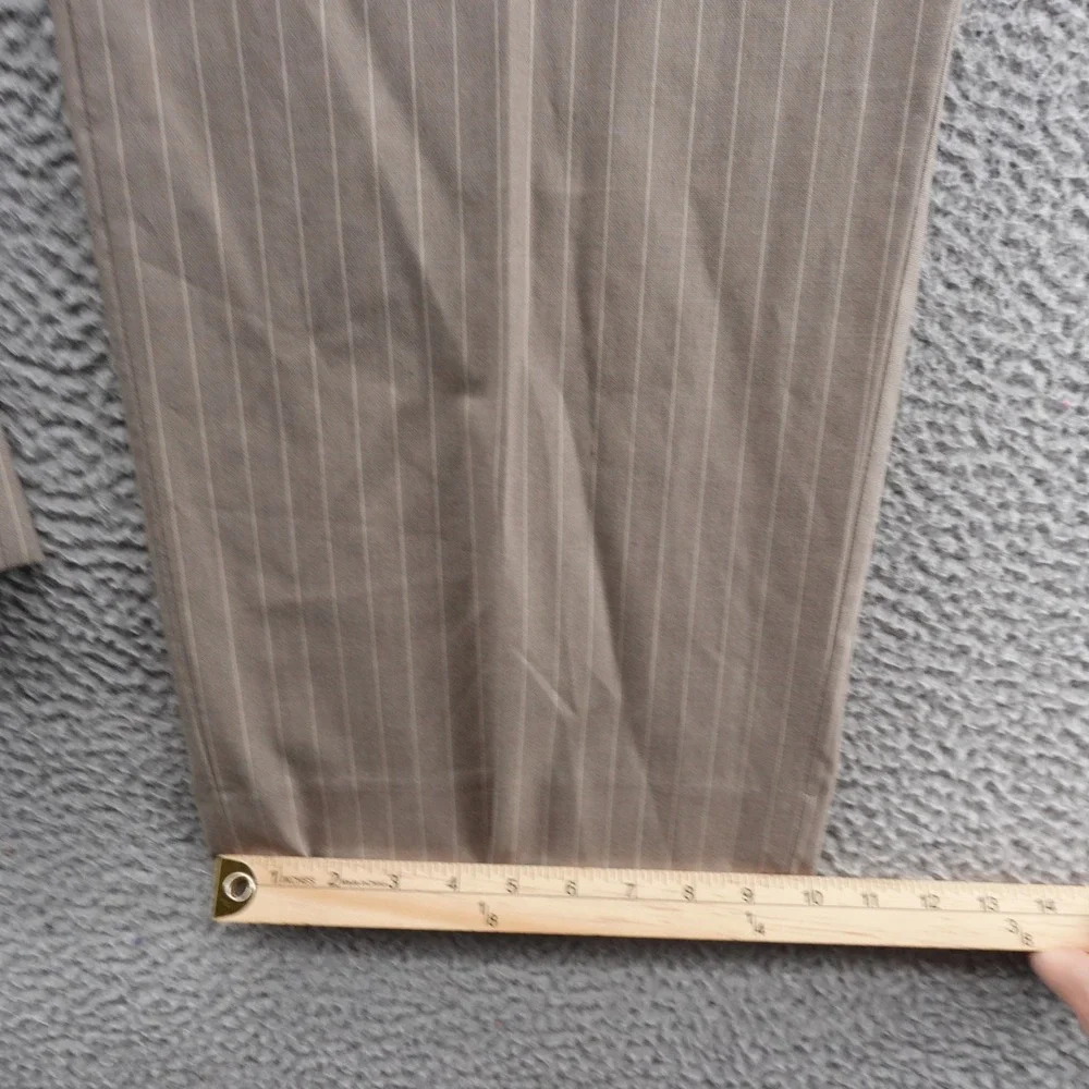 Banana Republic Dress Pants 42x30‎ Brown Mens Pinstripe Business Casual Career